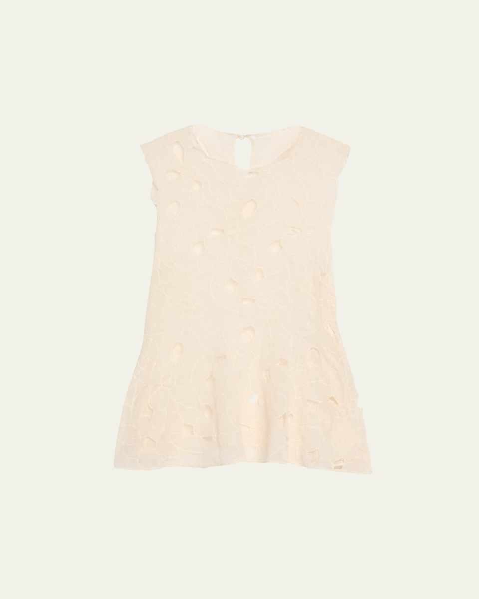 Ali Embroidered Sleeveless Top